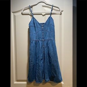 Express Jean Dress Size Small with pockets